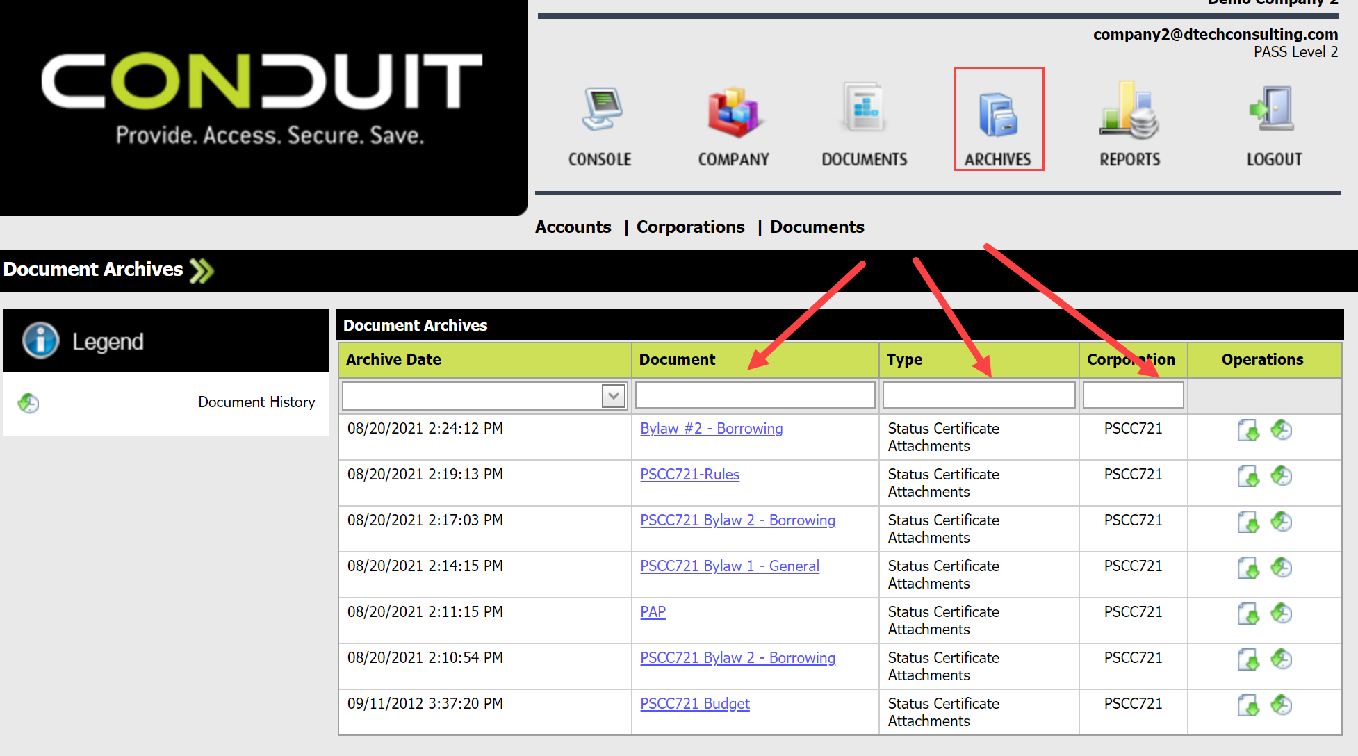 Sap View Archived Documents